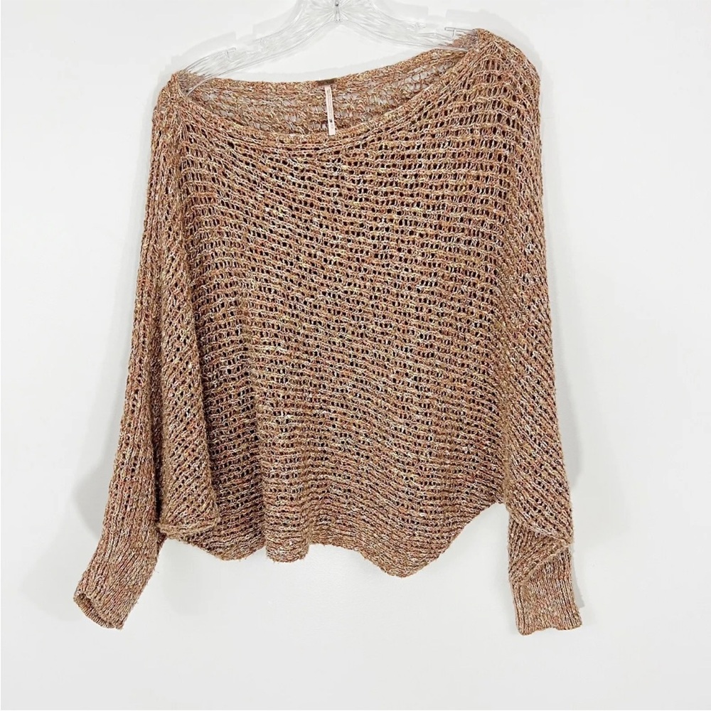 Free People perfect fall colors cropped pullover sweater